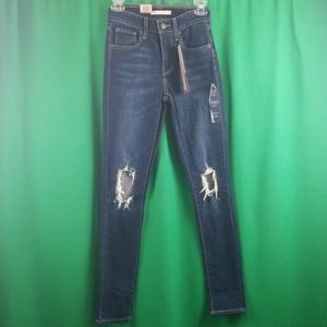Highrise skinny jeans